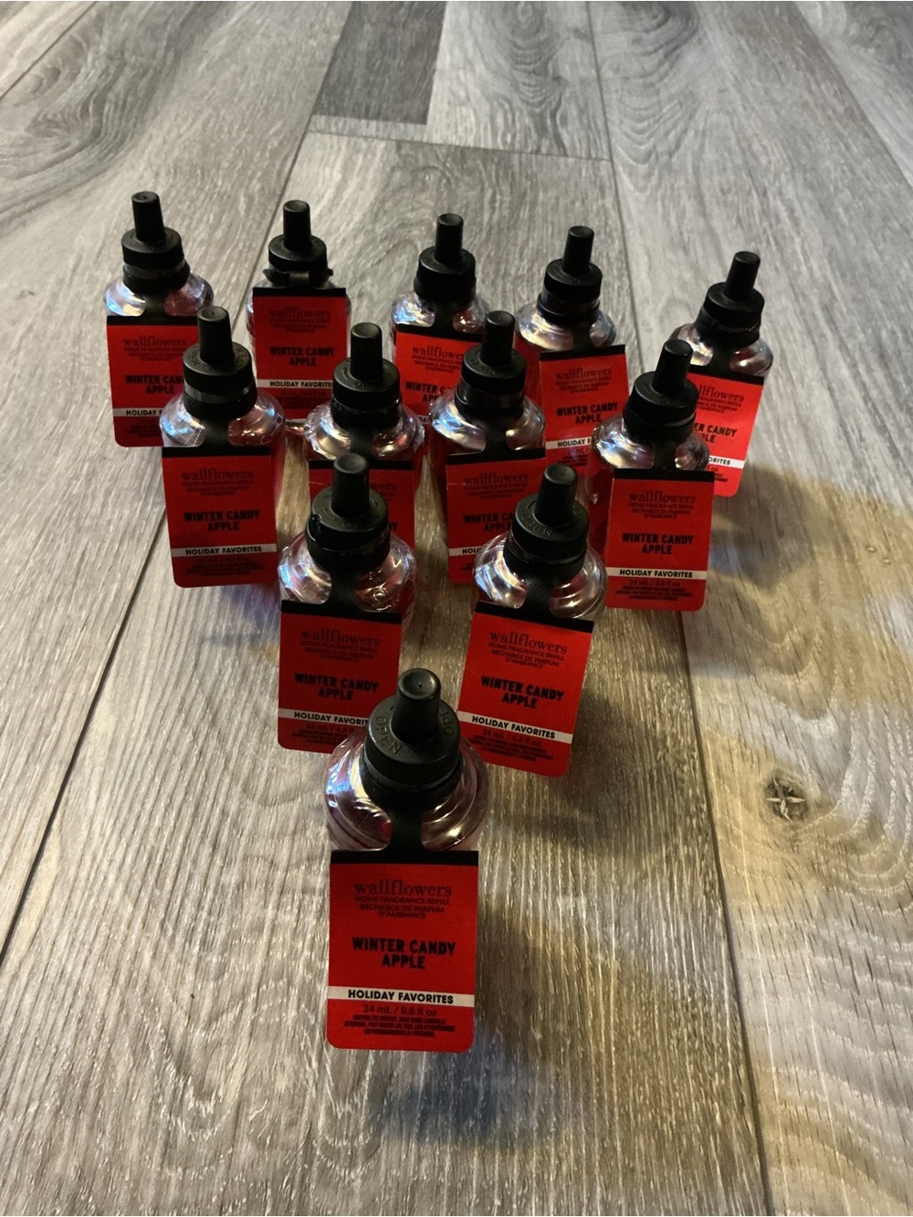 12 Wallflowers Winter Candy Apple Refills bath and body works